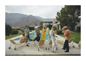 Poolside Chat, C-Type Print