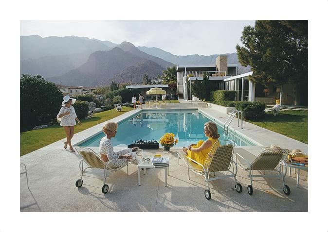 Catch Up By The Pool, C-Type Print