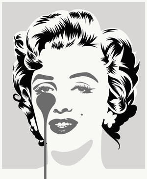 Marilyn Classic, Silver And Black