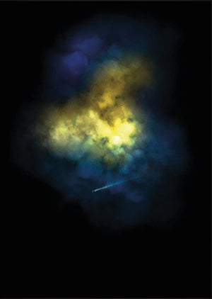 Galaxy Explosion Diamond Dust, Yellow
