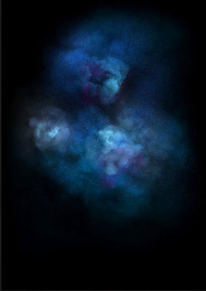 Galaxy Explosion Diamond Dust, Blue