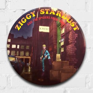 Ziggy Stardust And The Spiders From Mars 3D Vintage Pin Badge