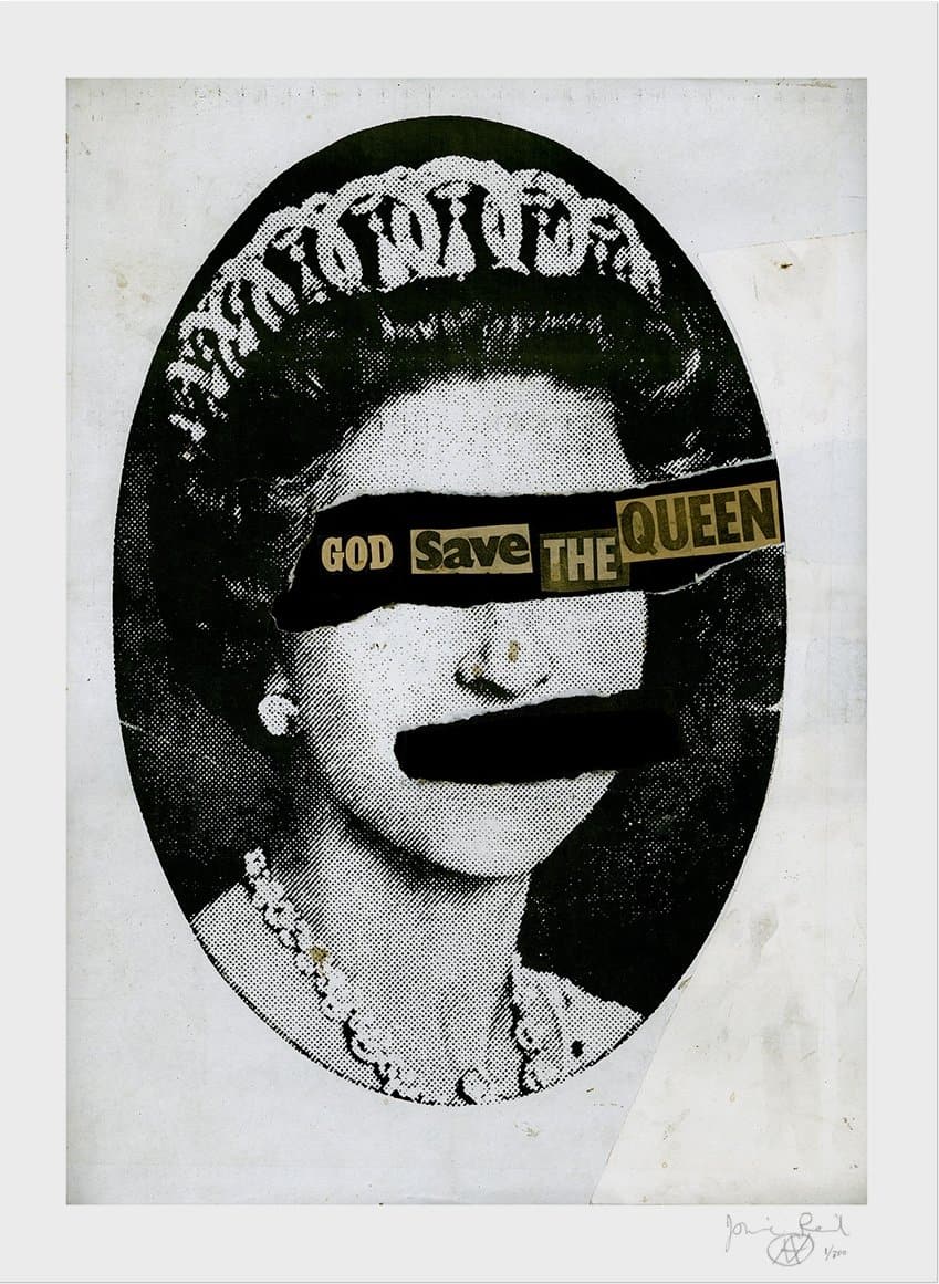 God Save The Queen Collage Art Print By Jamie Reid Enter Gallery god-save-the-queen-collage-art-print-by-jamie-reid-enter-gallery