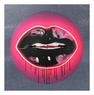 Framed Candy Darling, Neon Magenta