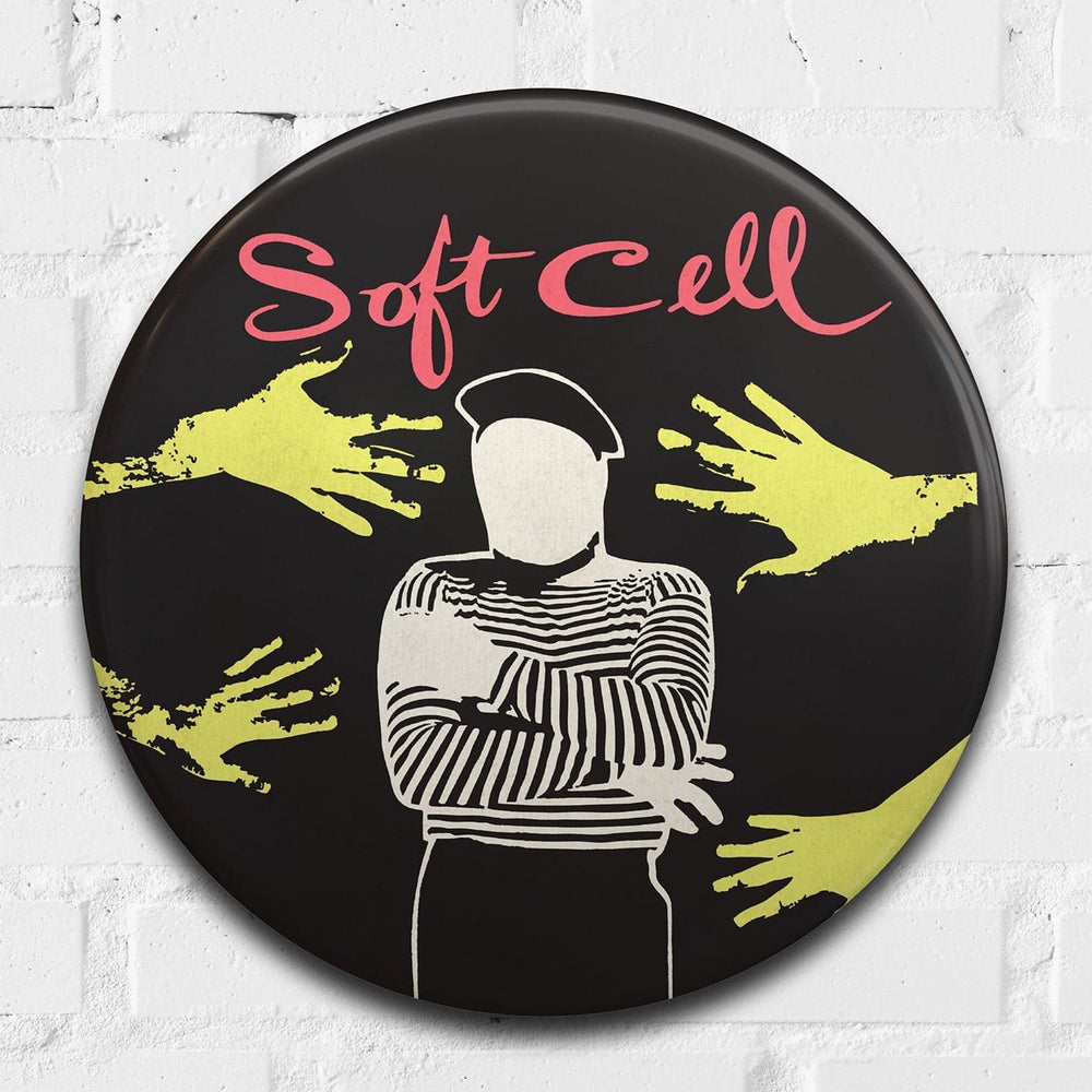 Soft Cell, Giant 3D Vintage Pin Badge