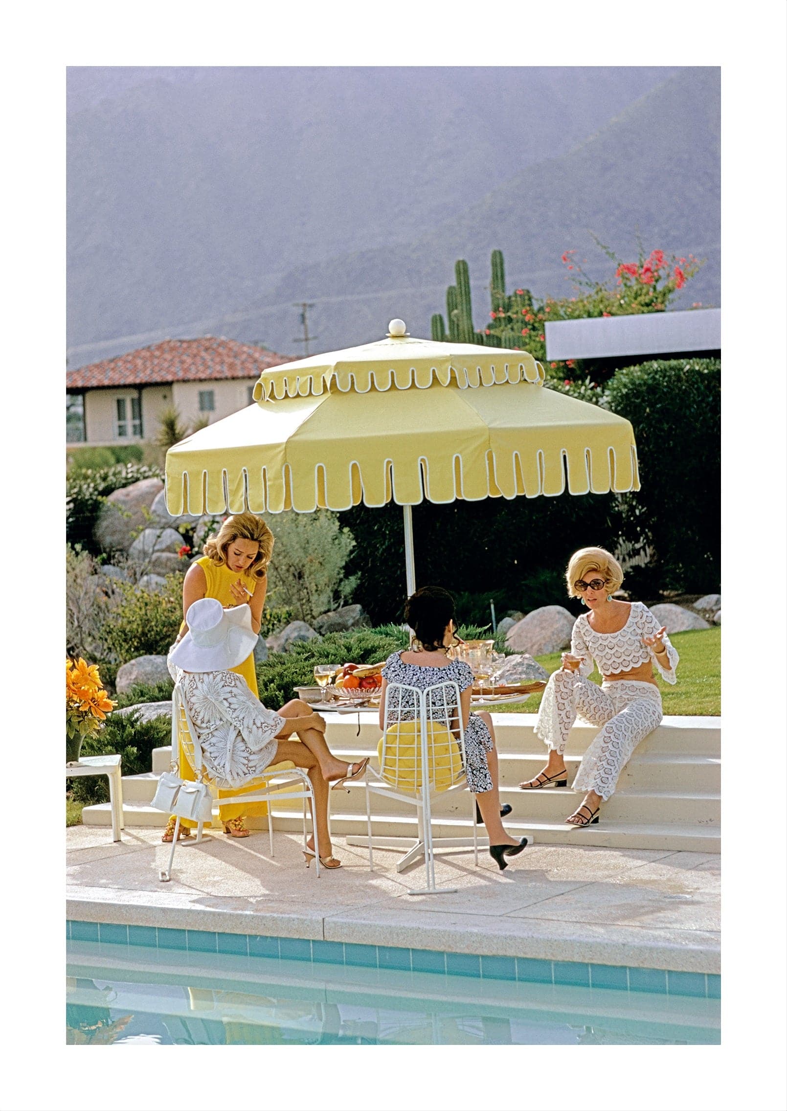 Palm Springs Party photographic art print by Slim Aarons