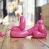 Mini Pink Balloon Dog Sculpture