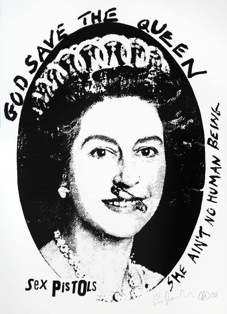 God Save The Queen, Black on White