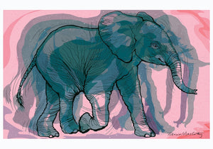 Pinkly Tingling Diamond Air, Elephant
