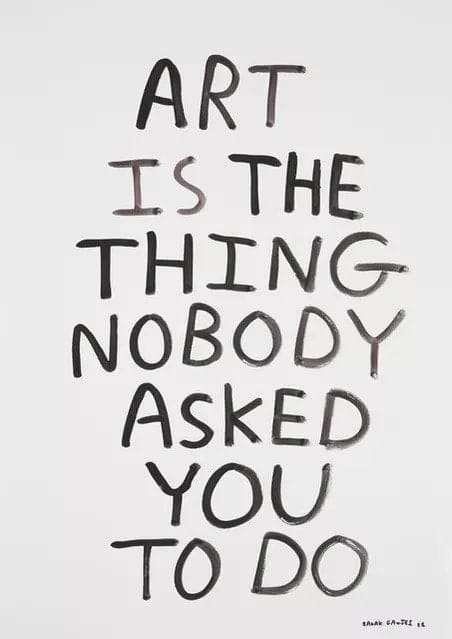 Art is the Thing