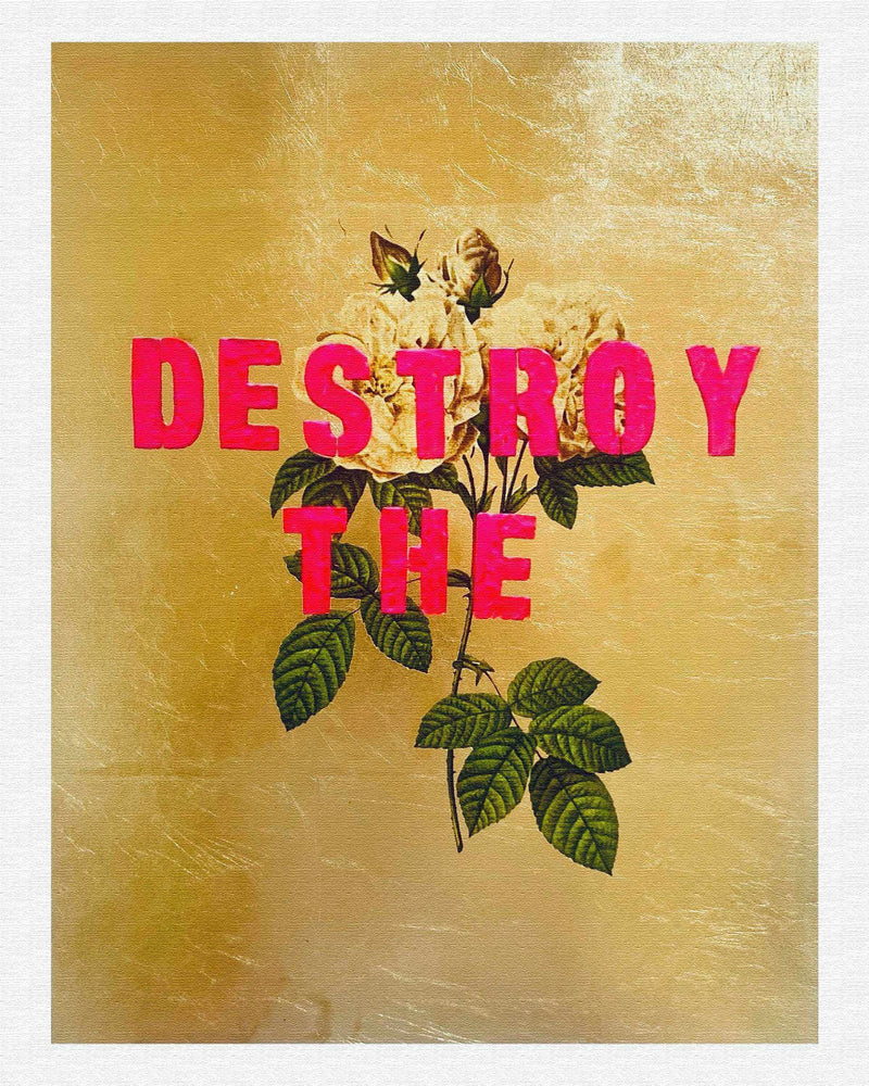 Destroy The Patriarchy Not The Planet, Triptych. Artist Proof