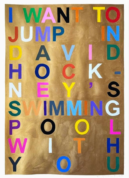I Want to Jump In David Hockney’s Swimming Pool | Enter Gallery