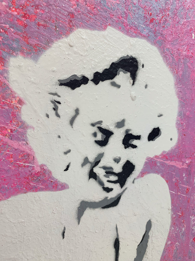 Air Max Marilyn, Original Mixed Media on Canvas