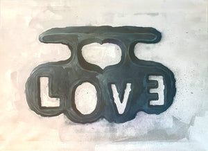 Love, Original on Canvas