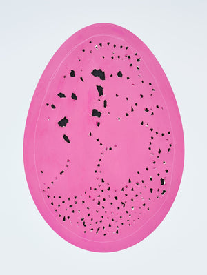 Framed Holy Eggs, Pink