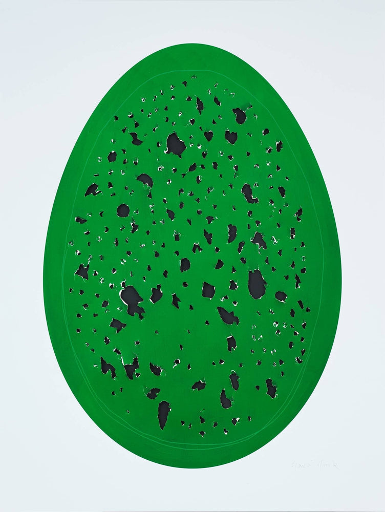 Framed Holy Eggs, Green