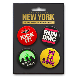 New York, Hip Hop Badge Set