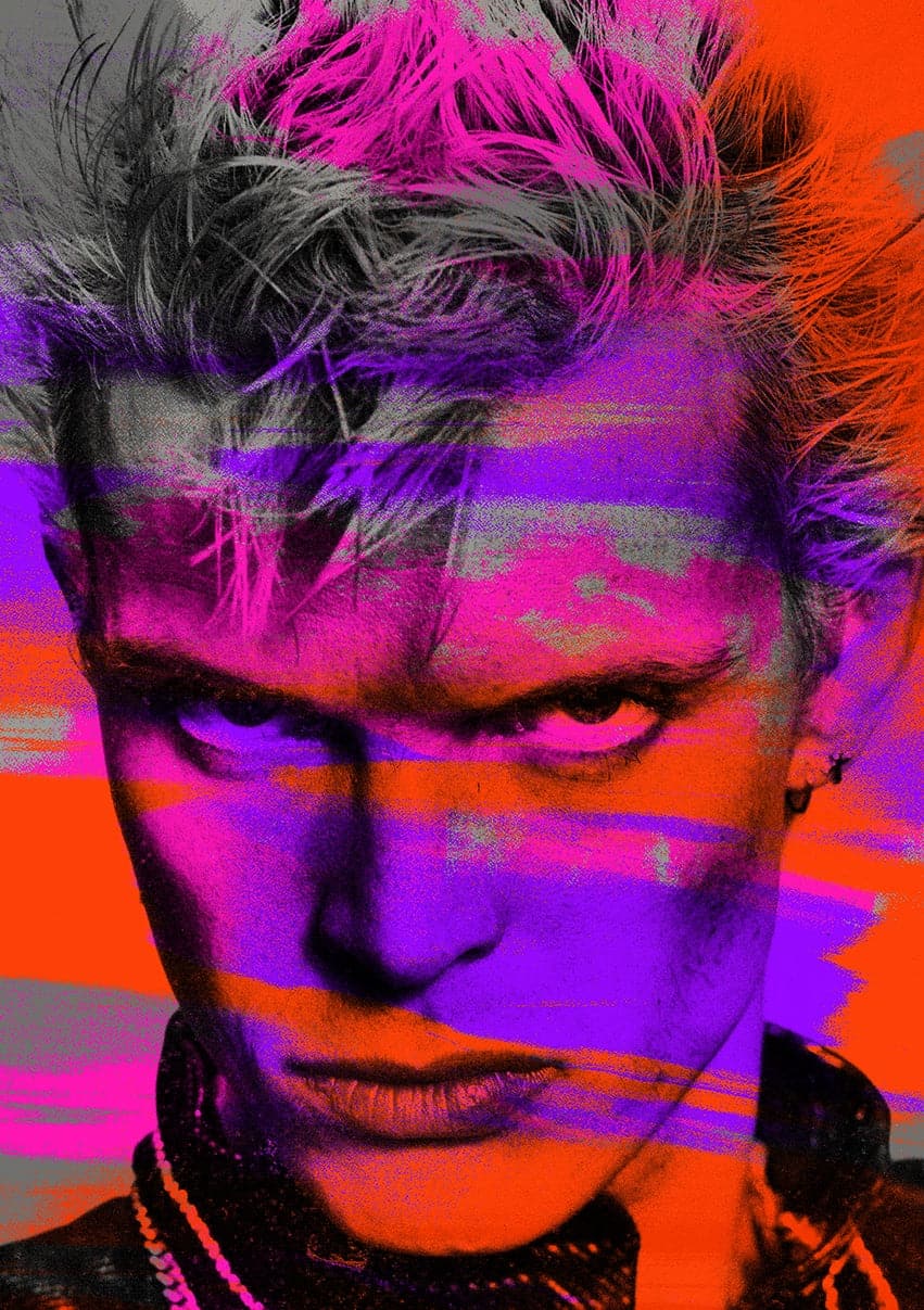 Billy Large Singer Billy, Large Canvas art print by Anthony Freeman | Enter Gallery