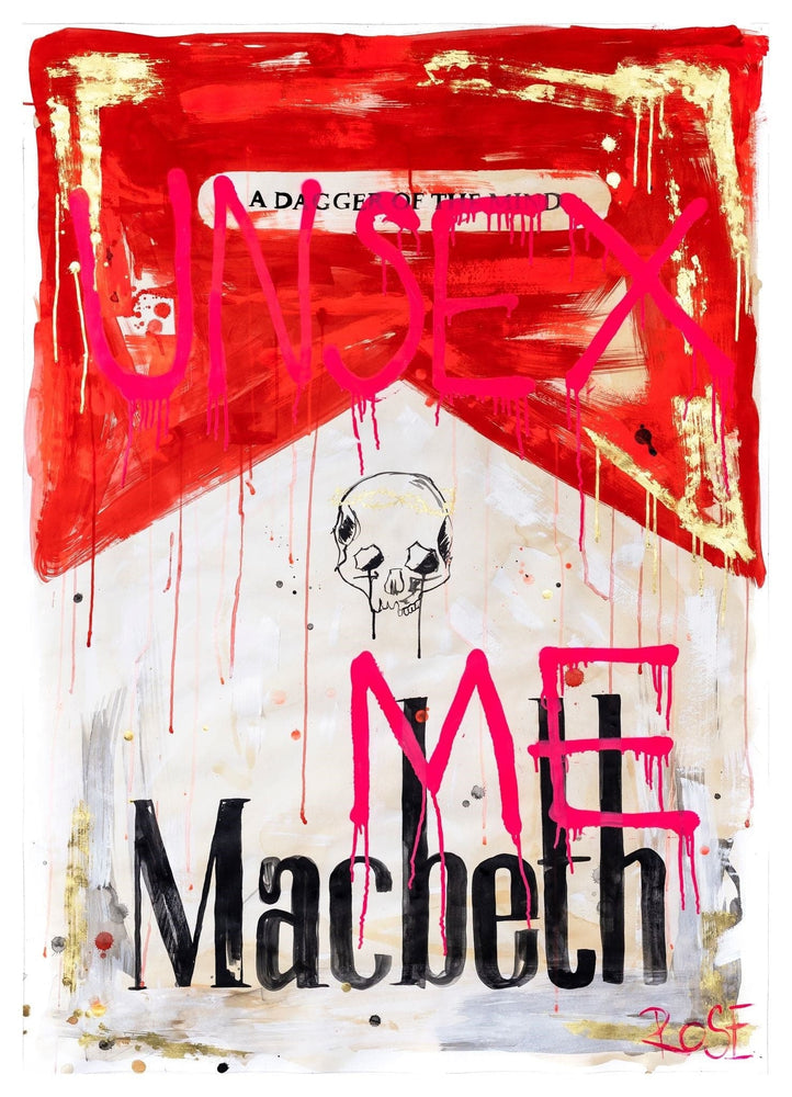 Red Macbeth, Framed Original