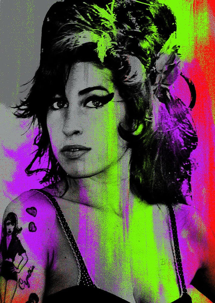 Amy Ten Years, Large Canvas