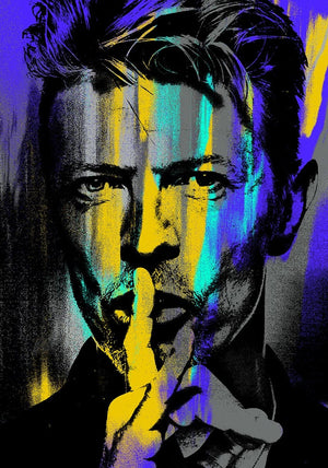 David Bowie Shhh, Large Canvas