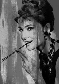 Audrey Hepburn, Large Canvas