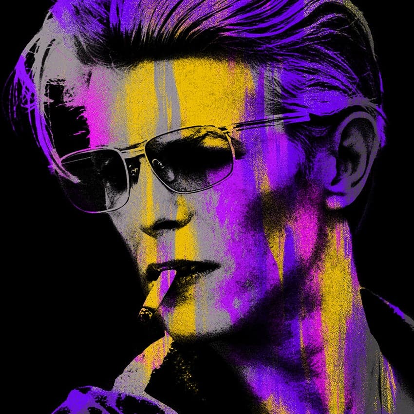 Young Bowie, Large Canvas