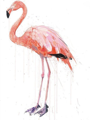 Flamingo I, Diamond Dust artwork by Dave White 