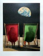 Wish You Were Here, Red & Green, Glitter by Joe Webb | Enter Gallery