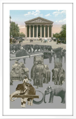 Framed Paris, Working Elephants