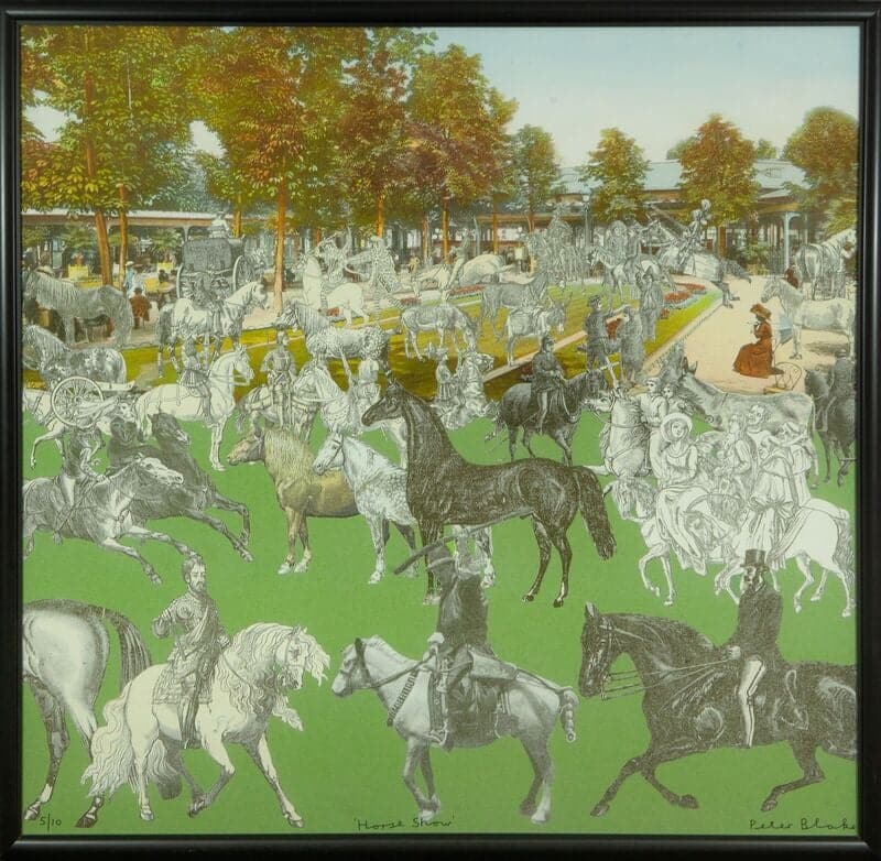 Framed Vichy, Horseshow