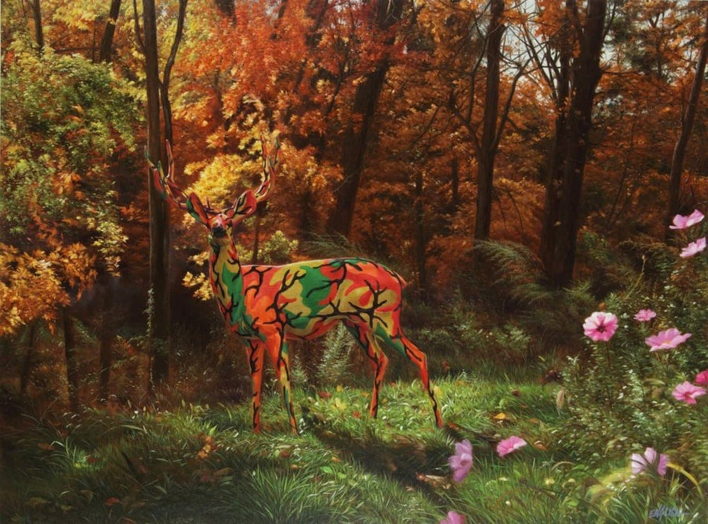 Camo Deer in Autumn