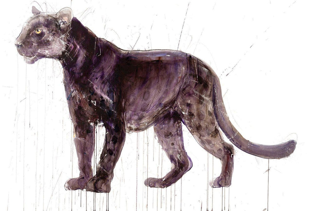 Panther, Metal Leaf artwork by Dave White 
