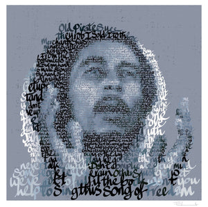 Bob Marley, Small artwork by Mike Edwards 