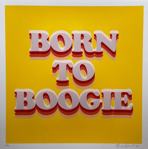 Born to Boogie artwork by Oli Fowler 