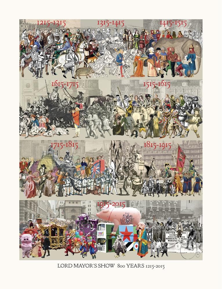 Lord Mayor's Show 800 Years 1215-2015 artwork by Peter Blake 