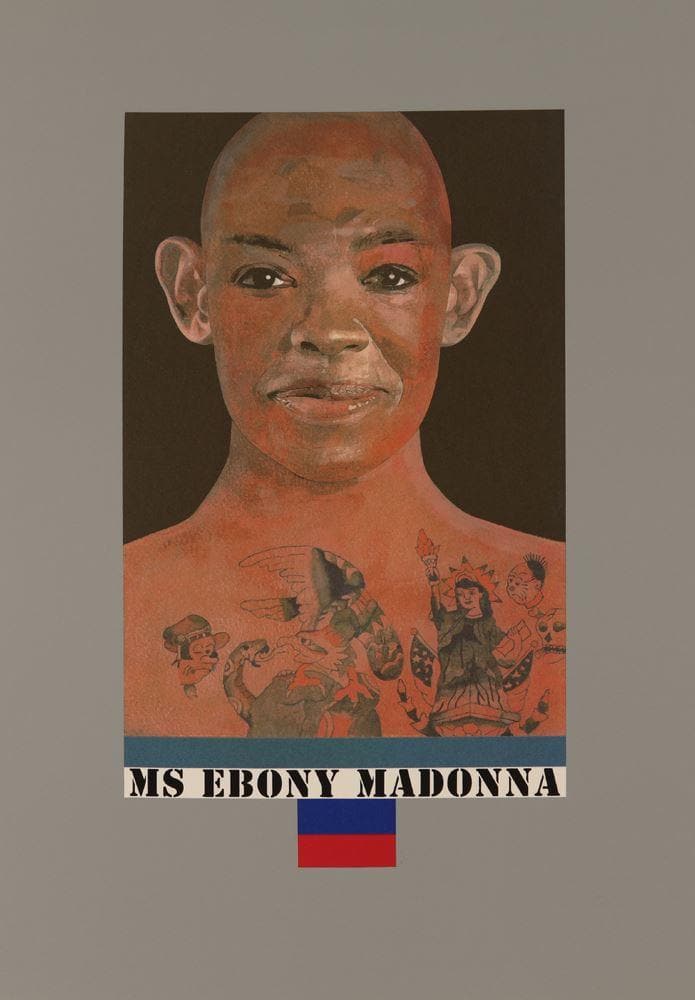 Ms Ebony Madonna artwork by Peter Blake 