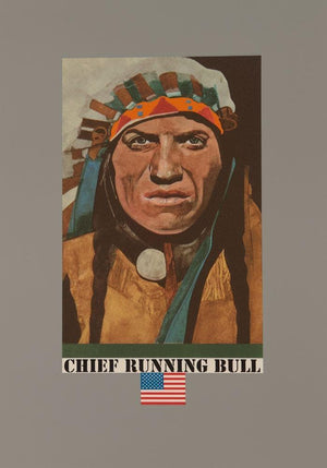 Chief Running Bull artwork by Peter Blake 