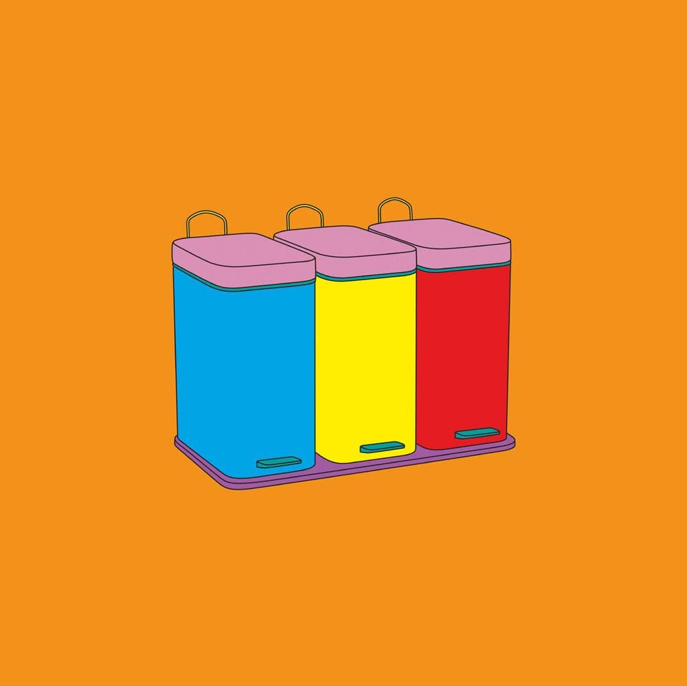 Recycling Bins artwork by Michael Craig-Martin 