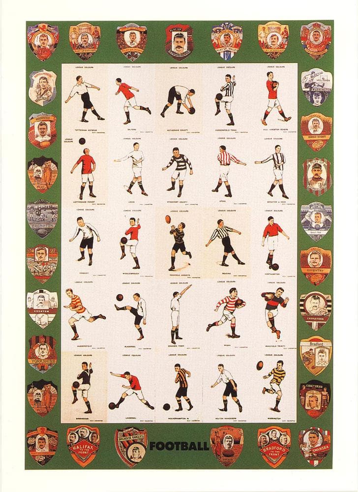 F is for Football artwork by Peter Blake 