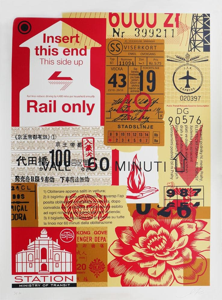 Station to Station 1 artwork by Obey (Shepard Fairey) 