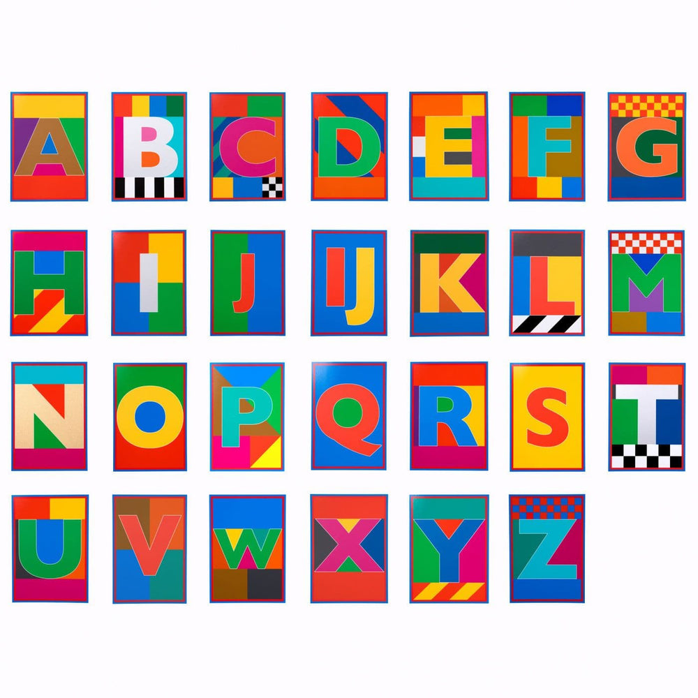 Dazzle Alphabet - Box Set artwork by Peter Blake 