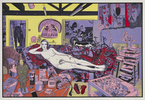 Reclining Artist artwork by Grayson Perry 