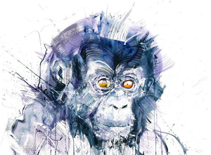Baby Gorilla artwork by Dave White 