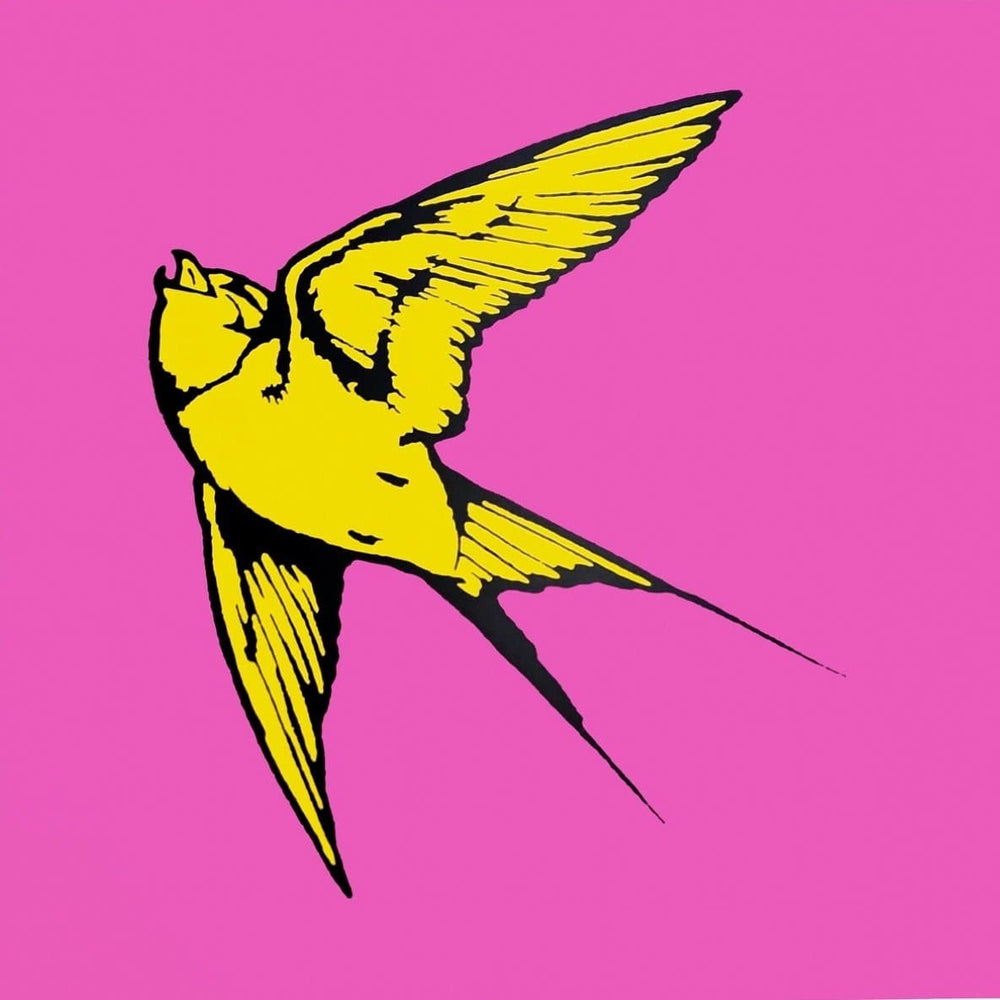 Love And Light - Pink and Yellow artwork by Dan Baldwin 