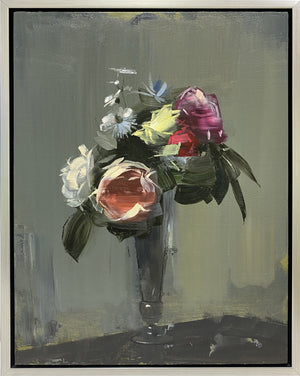 Flowers In A Glass Vase After Fantin-Latour, Original