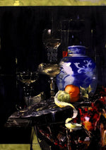 Still Life With Porcelain Jar - After Willem Calf artwork by Chris Kettle 