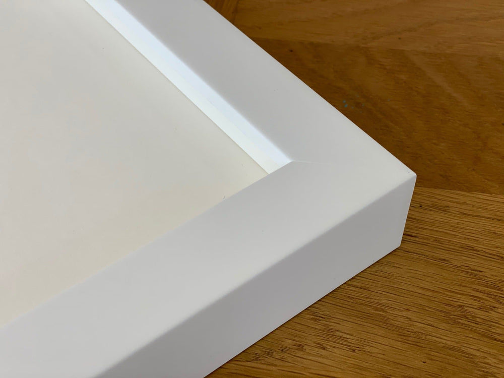 White Frame 190-200-OA artwork by Enter Gallery No Float 